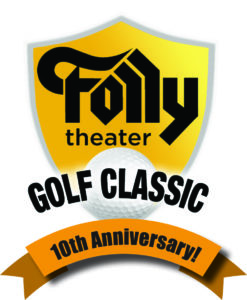 Golf Logo with 10th anniversary